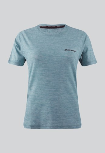 Duraking Running Jersey Short Sleeve (Woman) New Basic Color Tee - Teal