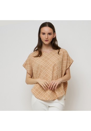 Monellina 601040 Blouse Oversize Wanita Batwing Sleeveless