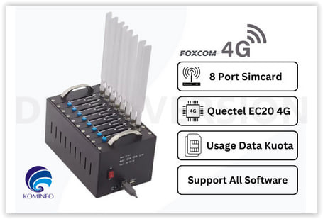 Modem Pool / ModemPool 8port 4G FOXCOM - Data Usage Kuota