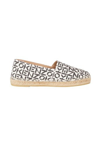 Kenzo Kenzo Sport Monogram Espadrilles Pearl Grey