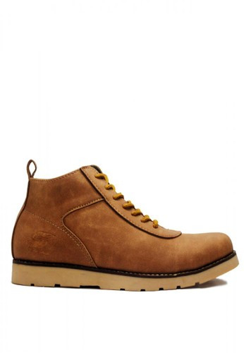 D-Island Shoes Venture Boots Comfort Leather Soft Brown