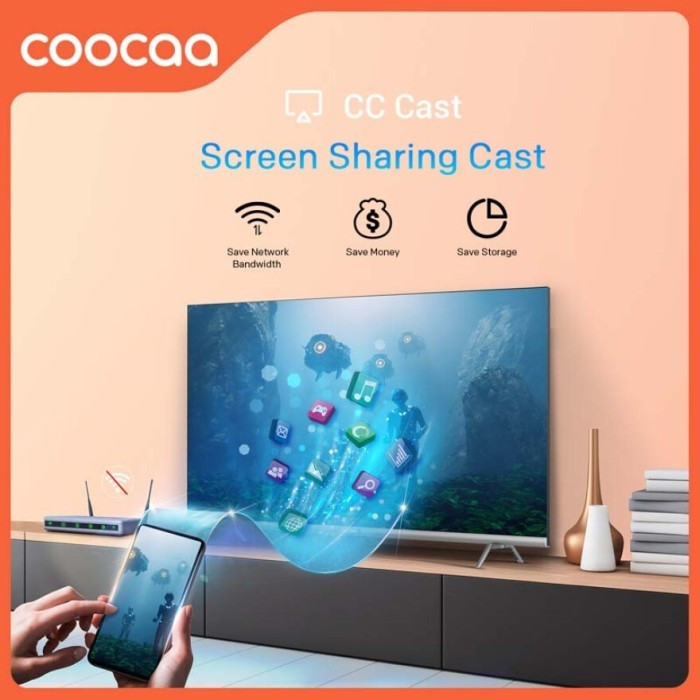 COOCAA Smart LED TV 43 Inch - 43S3U
