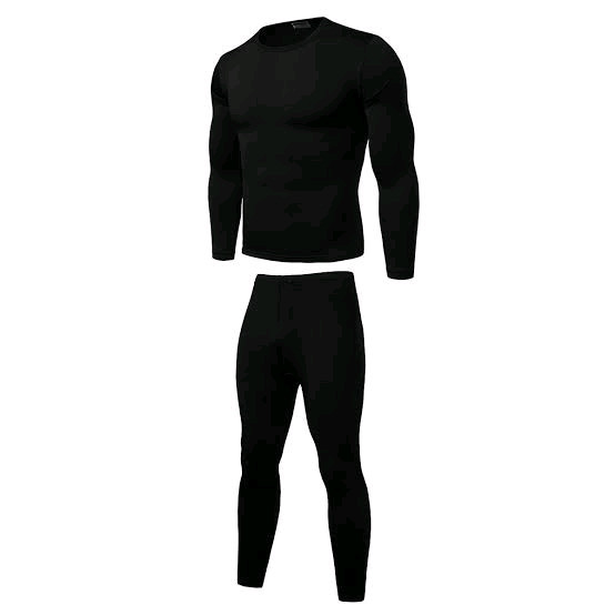 Thermal Long John Dewasa - Hitam, XL