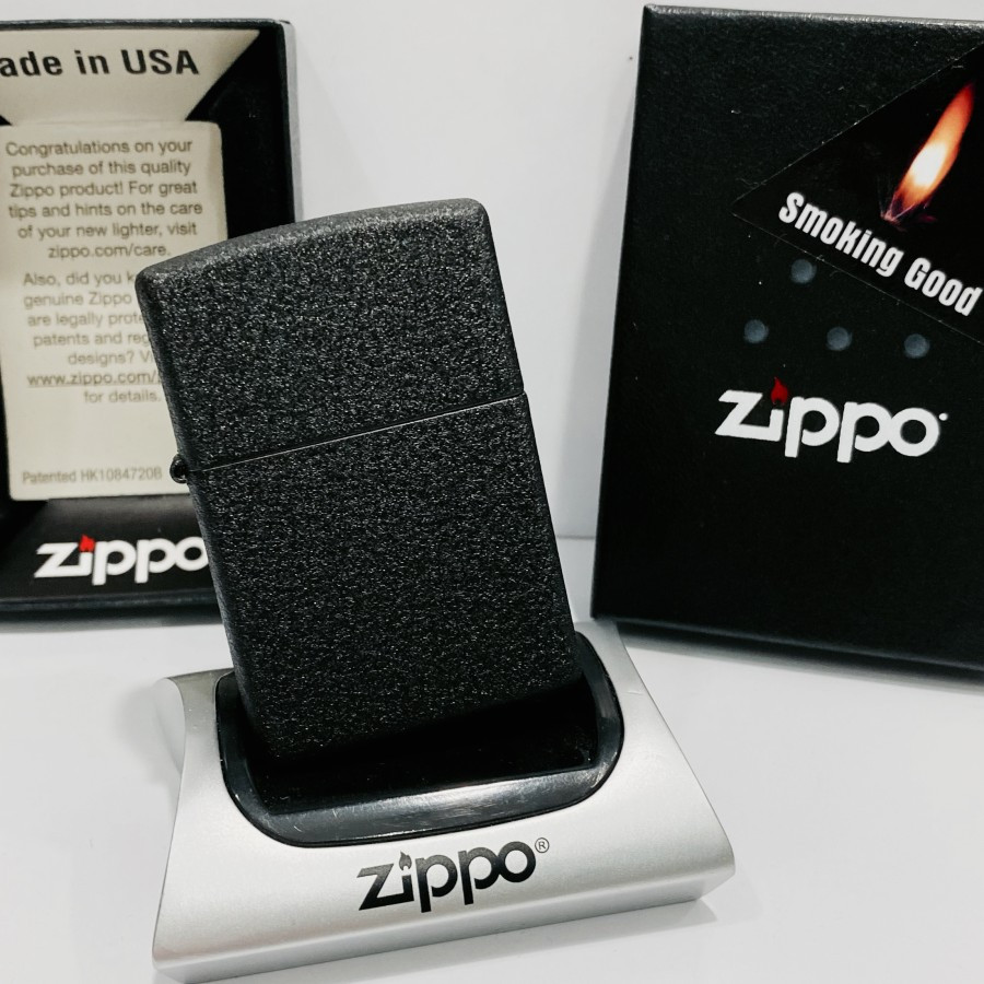 Zippo Original 236 Case Black Crackle
