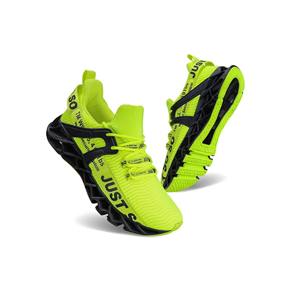 Men's Running Shoes Non Slip Athletic Tennis Walking Blade Type Sneakers