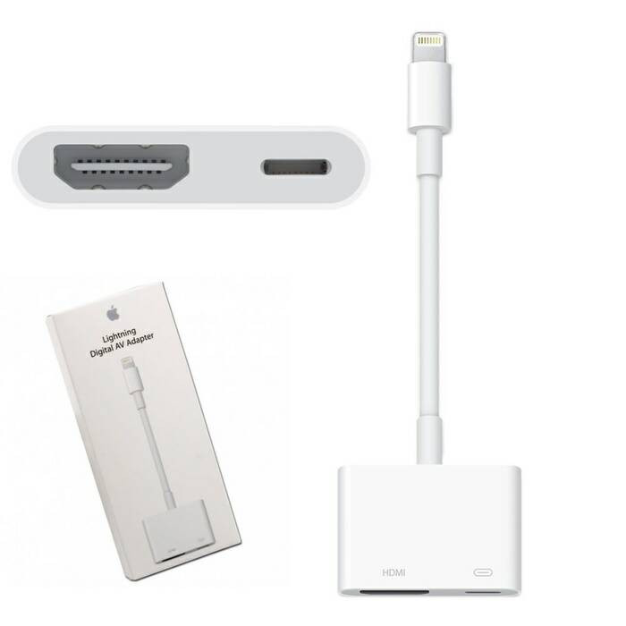 KABEL LIGHTNING KE HDMI DIGITAL AV ADAPTER ORIGINAL APPLE IPHONE 5 6 7