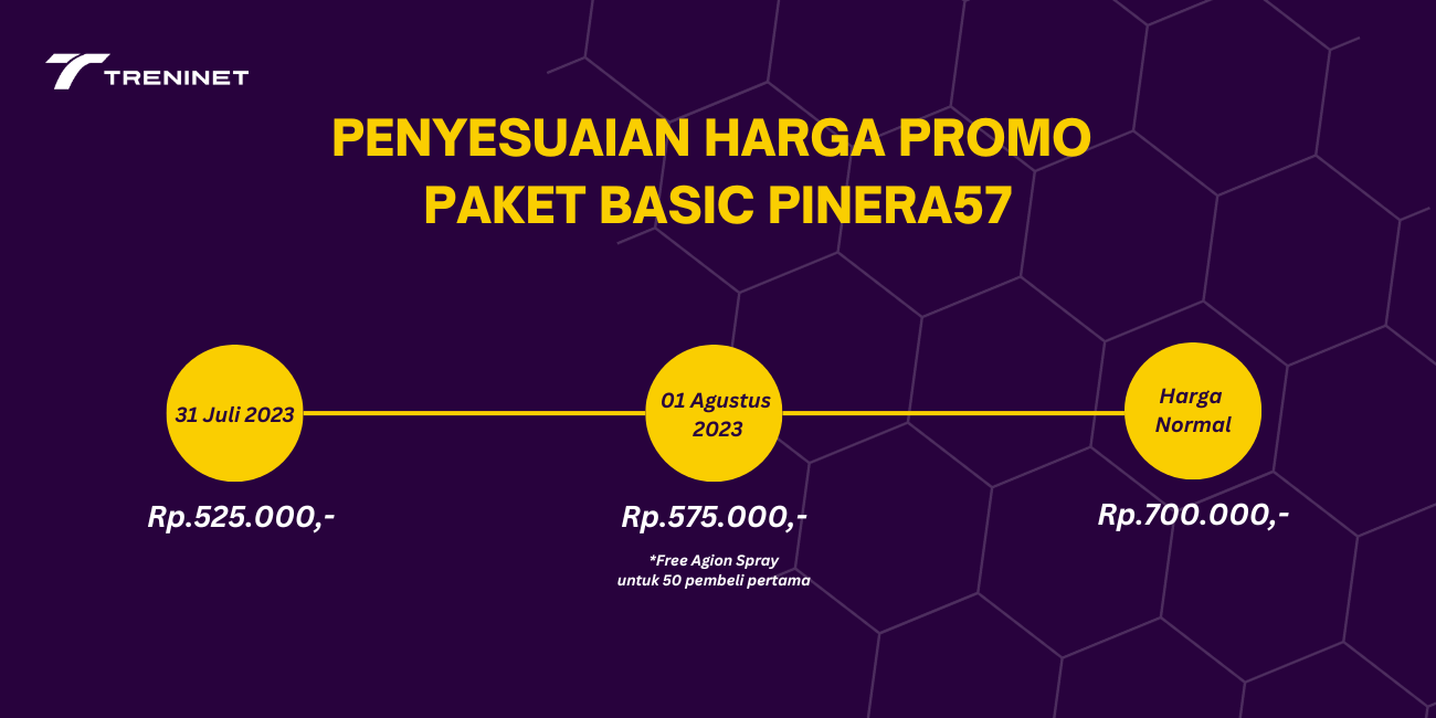 Penyesuaian Harga Promo Basic Pinera57
